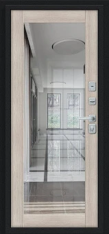 Флэш МФ/BChrome (цвет Букле черное/Cappuccino Melinga)