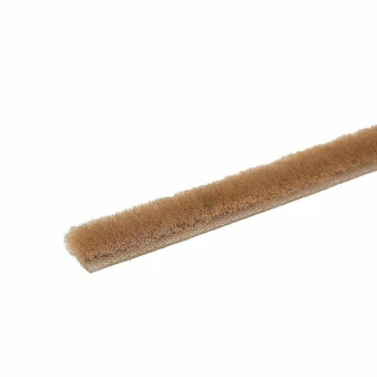 Уплотнитель щеточный 4Р 7*6 (цвет Светло-бежевый)