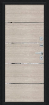 Лайн/BChrome (цвет Букле черное/Cappuccino Melinga)