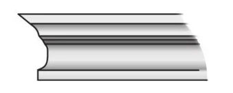 Карниз Тип-3 80 см Т-04 (Медовый)