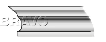 Карниз Тип-3 120 см Т-04 (Медовый)