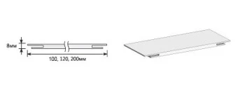 Добор "Т" 2070*100*8 Brown Dreamline