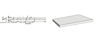 Добор 2070*200*10 Ф-05 (Дуб)