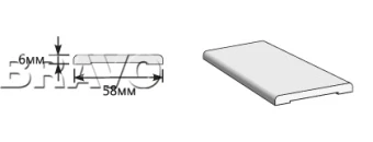 Наличник МДФ Тип-0 2150*70*6 Л-01 (ИталОрех)