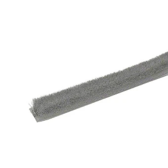 Уплотнитель щеточный 4Р 7*6 (цвет Серебро)