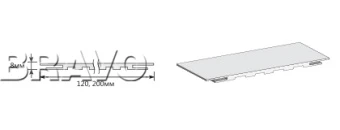 Добор "Т" 2070*150*8 М Bianco Veralinga ( Классика )