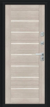 Техно Д2/BChrome (цвет Букле черное/Cappuccino Melinga)