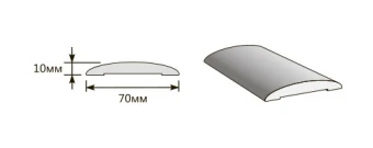 Наличник 2140*70*10 Т-23 (Жемчуг)