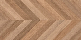 Wood Canarium Chevron M Керамогранит тёмно-бежевый 60х120 матовый карвинг