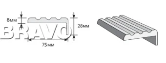 Наличник "Т" Тип-3 2150*75*8 Organic Oak (Классика)