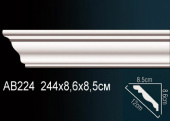 Карниз гладкий AB224