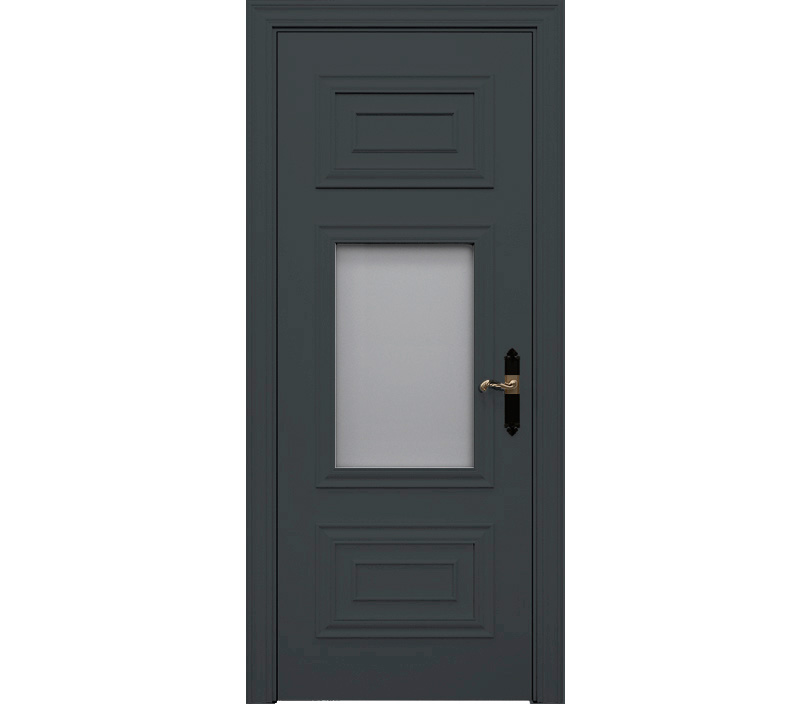 Дверь межкомнатная со стеклом Каталина ДО5 графит