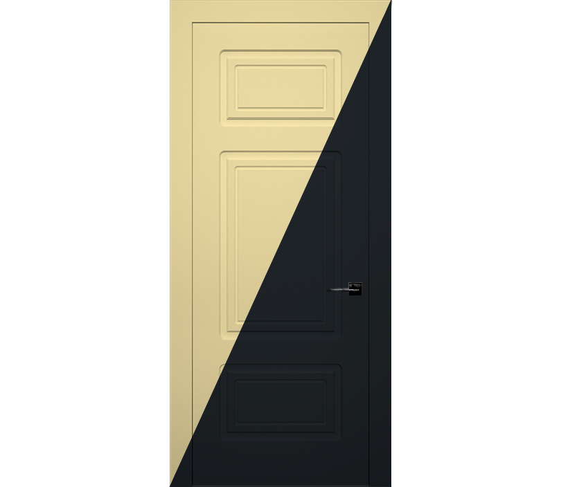 Дверь межкомнатная глухая Милан ДГ5 черная