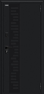 Техно Д2/SBlack (цвет Букле черное/White Silk)