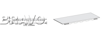 Добор "Т" 2070*150*8 М Bianco Veralinga (для складных дверей)