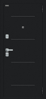 Техно/BChrome (цвет Букле черное/Bianco Melinga)
