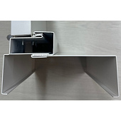 Металлическая коробка для одностворчатой двери с наличником-добором 2,5шт