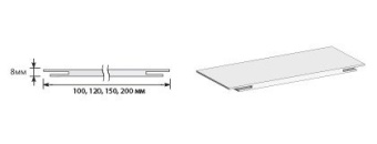 Добор "Т" 2070*100*8 Real Oak